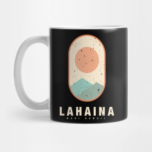 Lahaina Maui Hawaii Vintage Style Mug